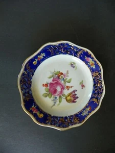 DRESDEN PIERCED FLORAL PLATE 6 1/2"  - Picture 1 of 6
