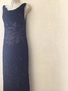 Lida Baday Black  Evening Gown Dress with Slip . Size 12 - Picture 1 of 9