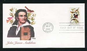 3650 John James Audubon Fleetwood First Day Cover 2002 - Picture 1 of 4
