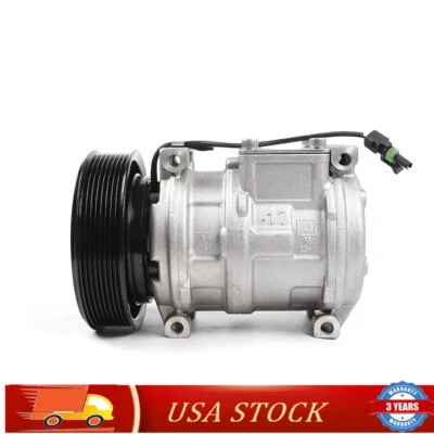 A/C Compressor w/ AC Clutch Kit For John Deere Models RE46609 RE69716 AH169875 - Image 1 of 4