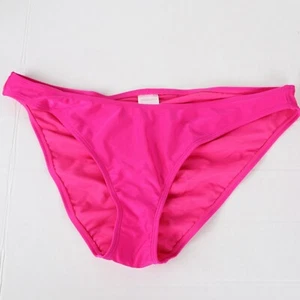 Xhilaration women's XL high leg scoop waist Bikini Bottom pink nwt - Picture 1 of 5
