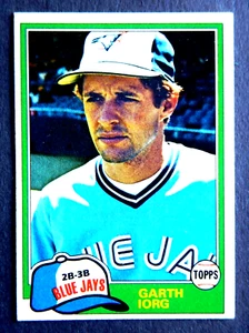Garth Iorg #444 Topps 1981 Baseball Card (Toronto Blue Jays) E - Picture 1 of 2