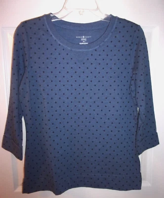 SUDADERA TOP DE KAREN SCOTT SPORT, NUEVA CON ETIQUETAS, PRECIO DE VENTA SUGERIDO POR EL FABRICANTE 39,50 $, TALLA PEQUEÑA PEQUEÑA Foto 1 de 3