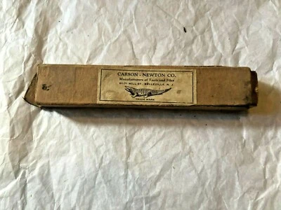Caja completa vintage CARSON-NEWTON CO.  Archivos 6"  Foto 1 de 4