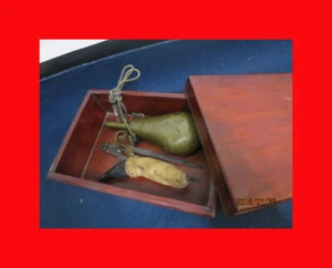 Matchlock Tool Arms Smoke Glass Case Tamatsukuri Scissors Armor Rare Antique JP - Picture 1 of 10