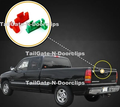 Dodge, Chrysler, clips de cierre de puerta Jeep 2005-2010 1 par 4658676 4658675 OEM-4 Foto 1 de 4