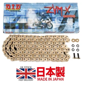 FITS KAWASAKI ZZR1400 2011 - 2021 DID SUPER HD X-RING GOLD CHAIN 530 ZVMX 118 - Picture 1 of 3