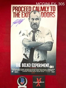 JOHN MCGINLEY AUTOGRAPHED SIGNED 11x17 PHOTO! THE BELKO EXPERIMENT! BECKETT COA! - Picture 1 of 4
