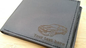 Sierra RS Cosworth engraved Leather Wallet (merchandise gift present sapphire) - Picture 1 of 8