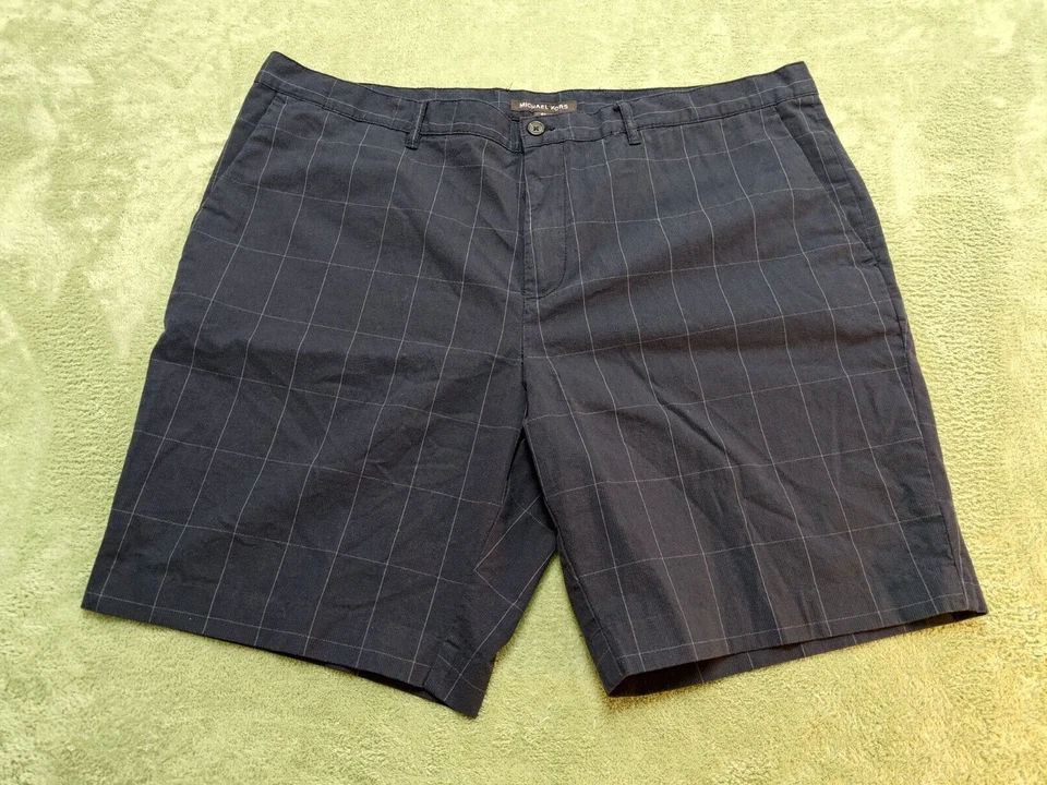 Pantalones Cortos Chinos Michael Kors Para Hombre Talla 40 Para Hombre Negro Oscuro Informales A Cuadros Foto 1 de 4