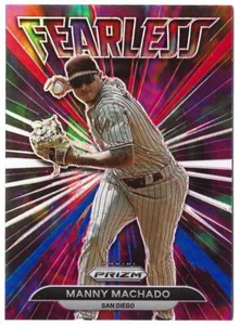 MANNY MACHADO Padres ~ 2022 Panini Prizm Fearless PRIZM ~ FREE SHIPPING - Picture 1 of 1