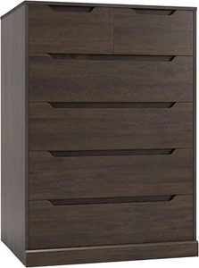 Modern 6 Drawer Dresser for Bedroom, Tall Chest of Drawers with Storage, Large W - Picture 1 of 8