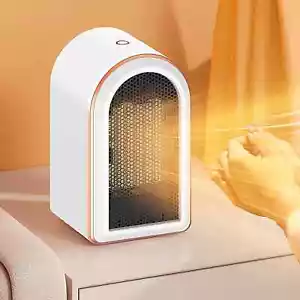 1200W Mini Electric PTC Ceramic Space Heater Desktop Heating Portable Room Fan - Picture 1 of 20