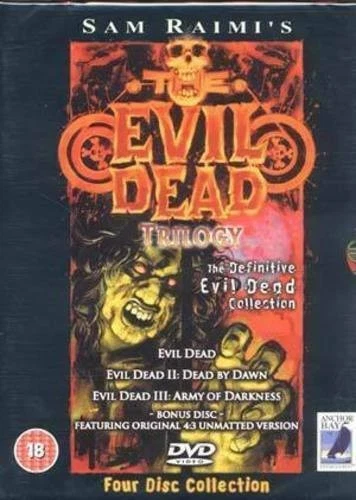The Evil Dead Trilogy (2003) Bruce Campbell Raimi 4 discs Region 2 DVD Like New - Image 1 of 1