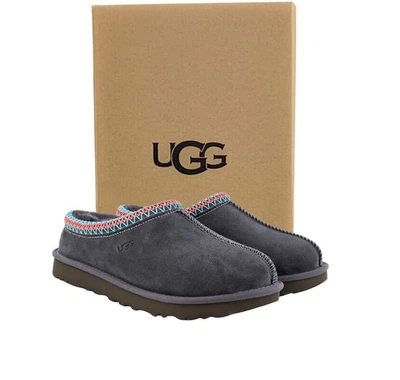 New in Box Women's 100% UGG Brand Tasman II Dark Grey Shoes Slippers Sandals - Image 1 of 4