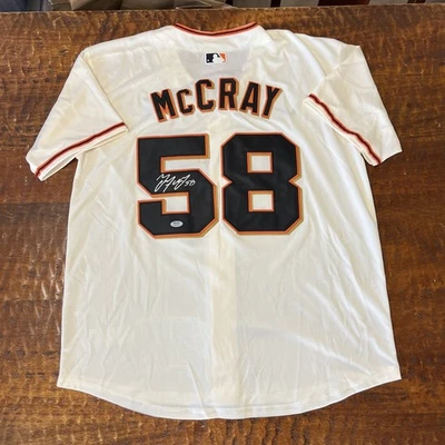 Grant McCray Signed San Francisco Giants Jersey PSA DNA Autographed - Image 1 of 4