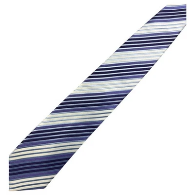 Corbata Daniel Hechter Para Hombre Azul Seda Informal Rayas Inteligente Oficina Trabajo Ropa Foto 1 de 4