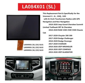 LCD Screen Touch/Panel w/ Digitizer For Chrysler 300 Ram 1500 2500 Jeep Cherokee - Picture 1 of 7