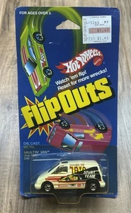 Vintage 1985 Hot Wheels Flip Outs VAULTIN VAN 1:64 Diecast Toy Car TV STUNT TEAM - Picture 1 of 7