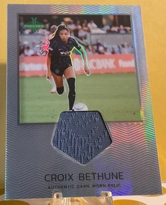 2024 Parkside Pacific Relic/Jersey Game Used Patch Croix Bethune - Picture 1 of 1