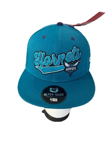New Ultra Game NBA Basketball Ball Charlotte Hornets Hat Cap Turquoise One Size - Picture 1 of 8