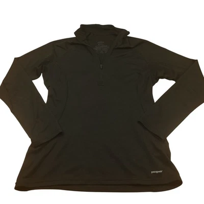 Patagonia Capilene 3 Midweight Black Womens Pullover Shirt Small Activewear - Image 1 of 4