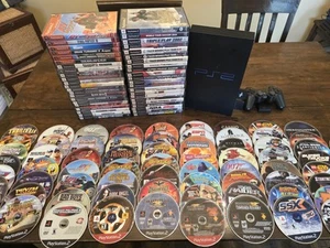 Sony PlayStation 2 PS2 Console w/ 111 Games Tested Cleaned Working No Reserve - Picture 1 of 18