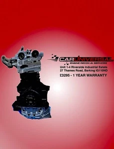 2.0 Peugeot Boxer Fully Reconditioned Bare Engine S&F in EXC! 1 YEAR WARRANTY - Picture 1 of 2