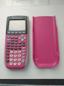 FOR PARTS OR REPAIR Texas Instruments TI-84 Plus Silver Edition Calculator Pink - Picture 1 of 11