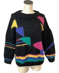 Suzette Knits Vintage Women’s Sweater Hand Knitted in New Zealand Mohair Wool - Picture 1 of 8