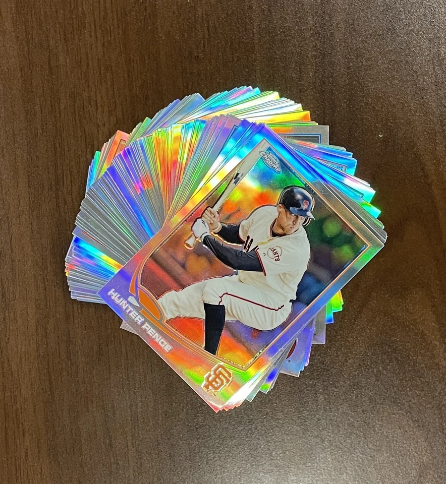 157- Card Lot 2013 Topps Chrome REFRACTORS Mostly Commons, some RCs, Stars - Image 1 of 2