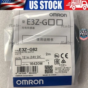 1PC New Omron E3Z-G62 Photoelectric Switch Sensor E3ZG62 In Box Free Shipping - Picture 1 of 3
