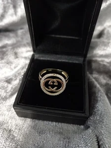 9ct 375 Yellow Gold CC Ring, 1 Stone Missing, Size (O) 1.9g - Picture 1 of 19
