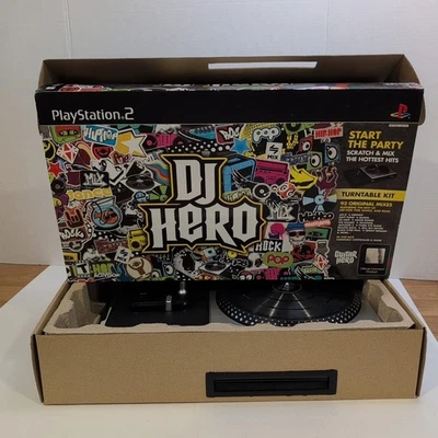 Juego de Tocadiscos DJ Hero Playstation 2 PS2 Caja Original — Totalmente Nuevo Foto 1 de 4