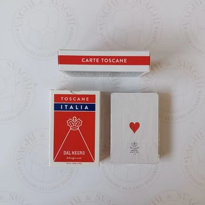 CARTE DA GIOCO DAL NEGRO TOSCANE ITALIA (DN010083)