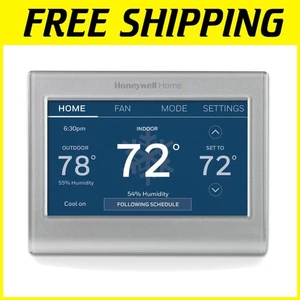 Gray Wi-Fi Smart Thermostat - 7 Day Programmable - Picture 1 of 13