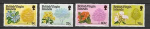 British Virgin Islands 1977 Blumen Serie 4 postfrisch MNH /TE5688 - Bild 1 von 1