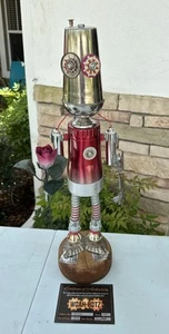 Woah-Botz Anniversary Fervor Handmade Signed Metal Sculpture Jeremy Wilken O.A.K - Picture 1 of 18