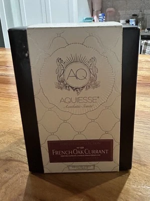 Vela de soja grande de lujo de grosella de roble francés - Aquiesse - 11 OZ - 100 horas Foto 1 de 4