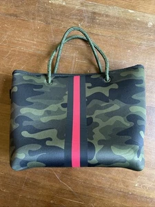 Haute Shore Greyson Green Camo Tote Bag With Wristlet/Bikini Bag - Picture 1 of 7