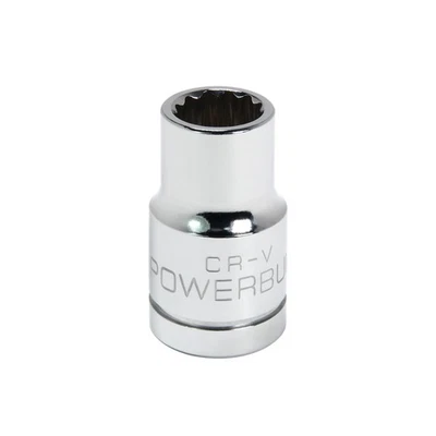 Powerbuilt 1/2 Inch Drive x 12 MM 12 Point Shallow Socket - 642031 - Image 1 of 4