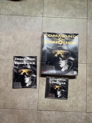 Command and Conquer Westwood Studios 1995 Original Release PC CD-ROM Big Box - Image 1 of 4