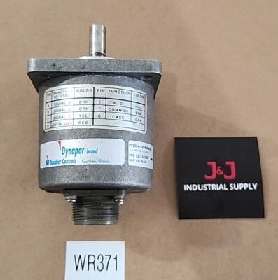 *PREOWNED* Dynapar 62509000100 Incremental Encoder 3/8” Shaft 5-26Vdc + Warranty - Image 1 of 4
