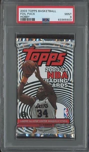 2003 Topps Basketball Hobby Foil Pack PSA 9 MINT - LeBron James RC Gold? Black? - Picture 1 of 1
