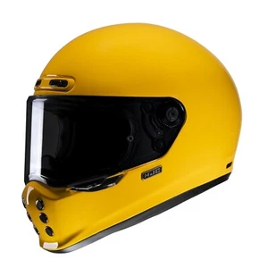HJC V10 Retro Motorrad Helm Deep Yellow 57/58-M NEU++ - Picture 1 of 1