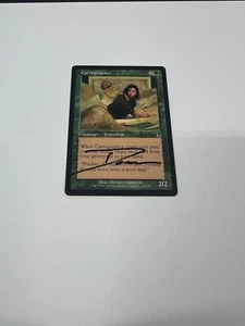 Cartographer Odyssey Signed Autograph Donato Giancola - Picture 1 of 2