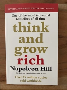 Think and Grow Rich by Napolean Hill Make Money Wealth Goal Setting Success - Picture 1 of 5