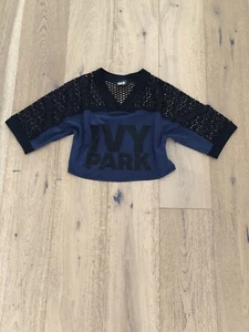 New IVY PARK Crop Navy Colour XXS - Picture 1 of 4