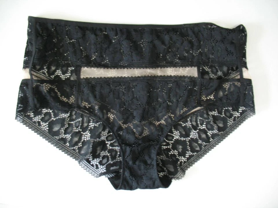 Panty Hipster Calvin Kiein Corte Encaje Cintura Alta Negro QF1593 Talla S - Nuevo con Etiquetas Foto 1 de 1