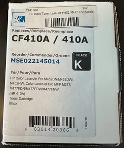 HP 410A Black Toner Cartridge for Color LaserJet Pro M452 MFP M477 - Photo 1/2